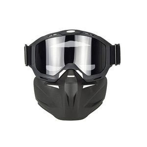 Le <span class=keywords><strong>masque</strong></span> de motocross détachable noir populaire peut être personnalisé avec LOGO et lunettes de couleur - Product Image 3