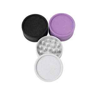 RTS Beyoulabs - Molinillo de Fibra Vegetal Ecológico de 55 mm, Totalmente Biodegradable, Multicolor, para Tabaco Seco - Product Image 2