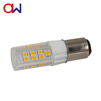 Ampoule LED BA15D à intensité variable, source lumineuse 45 LED 2835SMD 110V 220V 3.3W, en céramique et PC, petite ampoule LED de type maïs à intensité réglable et lumineuse
