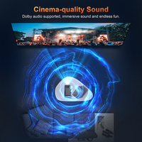HY103 Pocket Mini LED Beamer 300 Ansi Lumen Android 13 Auto Focus Proyektor 1080p Maks 4K 3D Screen Mirror Video Projector