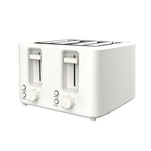 Four à <span class=keywords><strong>pain</strong></span> électrique domestique Snack Maker Boîtier en plastique complet Contrôle du brunissement à 7 niveaux <span class=keywords><strong>Grille</strong></span>-<span class=keywords><strong>pain</strong></span> à sandwich à 4 trancheuses - Product Image 2