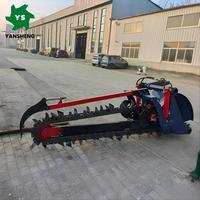 Zanjadora de Cadena para Tractor de Uso Pesado, Máquina para Excavar Zanjas Agrícolas para la Colocación de Tuberías de Agua y Cables, Equipo de Zanjadora Agrícola