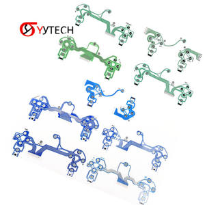 Film conducteur OEM SYYTECH pour manette <span class=keywords><strong>Playstation</strong></span> <span class=keywords><strong>4</strong></span> PS4, réparation du joystick, vert bleu, pièces de rechange - Product Image 1