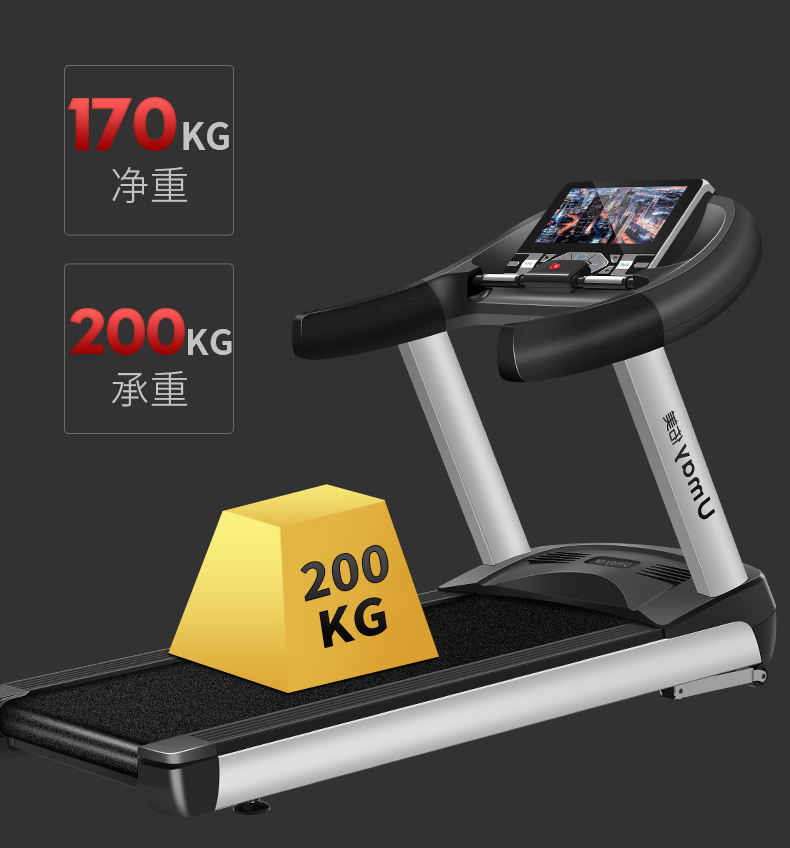 Fitness Equipment Gym Light Commercial AC Commercial Treadmill