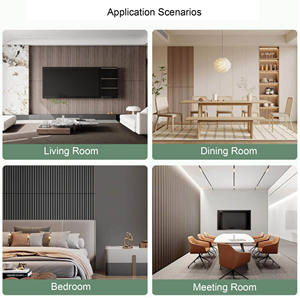 QIANQIAO Vente en gros de panneaux acoustiques en bois Akupanel pour décoration intérieure, insonorisants, 2800 mm x 600 mm, réduction du bruit - Product Image 3