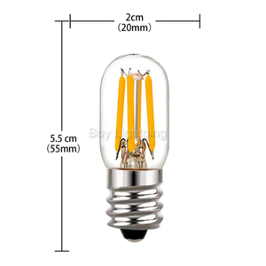 Corps en verre laiteux ou clair petite taille e12 e14 base 4 watts AC120v AC230v led <span class=keywords><strong>ampoule</strong></span> à <span class=keywords><strong>filament</strong></span> - Product Image 1