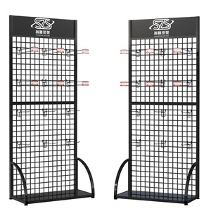 Exhibidor <span class=keywords><strong>de</strong></span> Pie <span class=keywords><strong>de</strong></span> Metal Moderno Personalizado para Accesorios <span class=keywords><strong>de</strong></span> Automóviles, para Uso en Tiendas Minoristas - Product Image 2