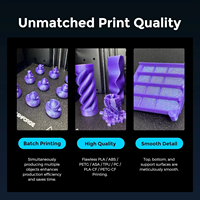 Imprimante 3D FDM fermée Adventurer 5M Pro, vitesse de déplacement maximale de 600 mm/s, CoreXY, nivellement automatique en un clic, filtration d'air HEPA