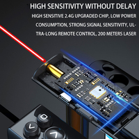 Portable Puissant Lumière Rouge Lasers Stylo Clicker Pointeurs Télécommande Professionnel USB Sans Fil PPT Pointeur Présentateur