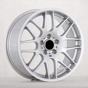 Jantes en alliage de course pour <span class=keywords><strong>BMW</strong></span> <span class=keywords><strong>E46</strong></span> M3 E36 E38 E39 F10 F30 <span class=keywords><strong>17</strong></span> 18 19 pouces, rayons argentés, 5x120 - Product Image 2