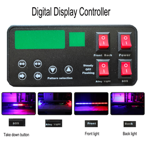 42 \ "72 wát <span class=keywords><strong>LED</strong></span> lightbar rõ ràng Bìa hổ phách <span class=keywords><strong>LED</strong></span> trắng alley Strobe đèn cảnh báo hiển thị kỹ thuật số điều khiển cho mục đích giao thông - Product Image 5