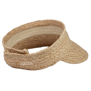 Plage courbé camionneur peau de léopard pour femmes perle chapeau de <span class=keywords><strong>soleil</strong></span> été femmes clair personnalisé pour hommes visière chapeau chapeaux de paille - Product Image 4