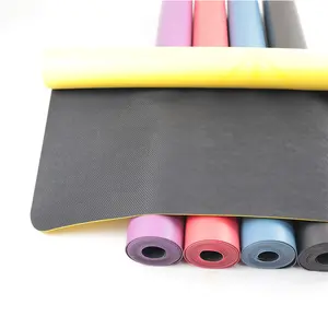 Prezzo di fabbrica Eco Friendly Reformer portatile logo personalizzato antiscivolo lavabile Pu Yoga Mat 4Mm 5Mm personalizzato in gomma naturale Pu Yoga Mat