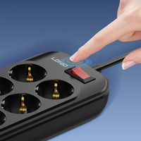 Multiprise européenne LDNIO SE6403C avec prises USB et câble flexible