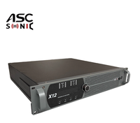 Amplificateur de puissance DSP de classe D à 4 canaux X12 12000W pour système Line Array