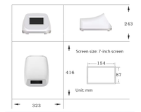 ABS Housing for Clinical Diagnostic & Beauty Device Desktop 7-Inch Professional Instrument Casing, (Model B02)