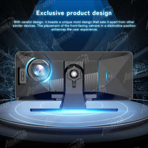 Adinkam 6.86 Inch Dash Cam 2.5K Không Dây Carplay Android Tự Động Wifi <span class=keywords><strong>GPS</strong></span> Bản Đồ Navigation Màn Hình Sao Lưu Máy Ảnh Thẻ SD Chia Màn Hình - Product Image 2