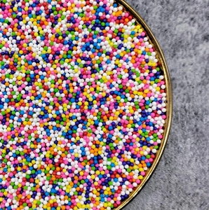 Manik-manik gula Sprinkles dapat dimakan kustom untuk dekorasi kue permen mutiara warna-warni untuk alat dekorasi Cupcake kue - Product Image 1