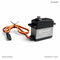Moteur servo 16 kg XQ-POWER XQ-S4016D à couple élevé, sans noyau, étanche, engrenage en titane, 210 degrés, pour bateau RC, robot, OEM, ODM