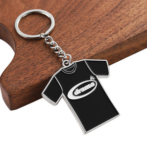 LLavero caliente diseño personalizado Metal aleación de zinc esmalte lindo llavero 2d 3D Logo letra marca ropa forma llavero al por mayor - Product Image 4
