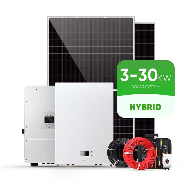 5000w Solar Generator 3000w 30000w Hybrid Solar Energy System Solar Panel Kit With Battery and Inverter All in One Solar System