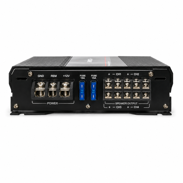 PISTOL 1000W Max Small MOQ Fast Dispatch 4 Channel Class AB Car Power Amplifier for High Fidelity Vehicle Music Performance