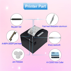 Aixw nhanh tốc độ in với Auto cutter pos80 3 inch Máy in hóa đơn nhiệt <span class=keywords><strong>USB</strong></span> <span class=keywords><strong>Lan</strong></span> <span class=keywords><strong>RS232</strong></span> cho siêu thị dược nhà hàng - Product Image 5