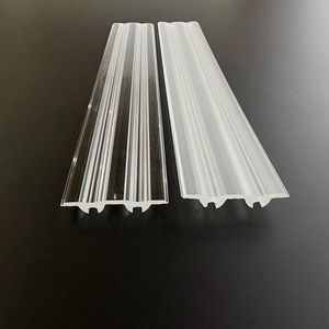 Rộng rõ ràng/Frosted ép đùn phần chiếu sáng <span class=keywords><strong>90</strong></span> độ Chùm tia góc Trong Suốt <span class=keywords><strong>LED</strong></span> ống kính tuyến tính cho hồ sơ kênh khuếch tán - Product Image 4