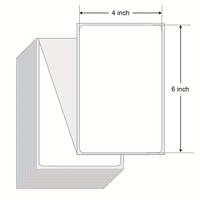 Étiquettes Thermiques Directes Imperméables 4x6, 500 Pièces, Papier pour Étiquettes d'Expédition, Imprimante Thermique Directe pour Étiquettes d'Emballage