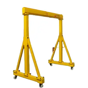 Factory CE approved Single Beam small gantry crane 1000kg portable A frame gantry crane for sale