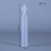 2ml 5ml 10ml 20ml Ampoule Tubes Bouteilles Échantillons Bouteilles Mini Tubes Jetables Paquet d'Échantillon pour Pet médecine chimie pharmacie