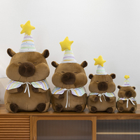 Kaiyu Grand Capybara en Peluche Super Doux 34cm de Haut avec Doublure en Maille pour Enfants Jouet Anti-Stress pour Fête