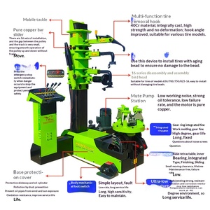 Desmontadora <span class=keywords><strong>de</strong></span> Neumáticos Vertical Profesional con Motor <span class=keywords><strong>de</strong></span> 4kw y Alimentación <span class=keywords><strong>de</strong></span> 380V para Camiones <span class=keywords><strong>de</strong></span> Carga Pesada y Todoterreno - Product Image 6