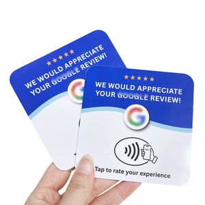 Autocollant de table personnalisé en PVC avec NFC pour avis, réseaux sociaux, menu, Google Review – Tapper pour noter - Product Image 2