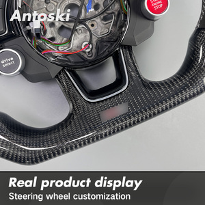 <span class=keywords><strong>Volante</strong></span> de fibra de carbono con LED inteligente para <span class=keywords><strong>Audi</strong></span> Q8 SQ8 A3 <span class=keywords><strong>A4</strong></span> B9 A5 B8 A6 C7 A7 S3 S4 RS3 RS5 RS7 RS6 C8 estilo deportivo personalizado - Product Image 4