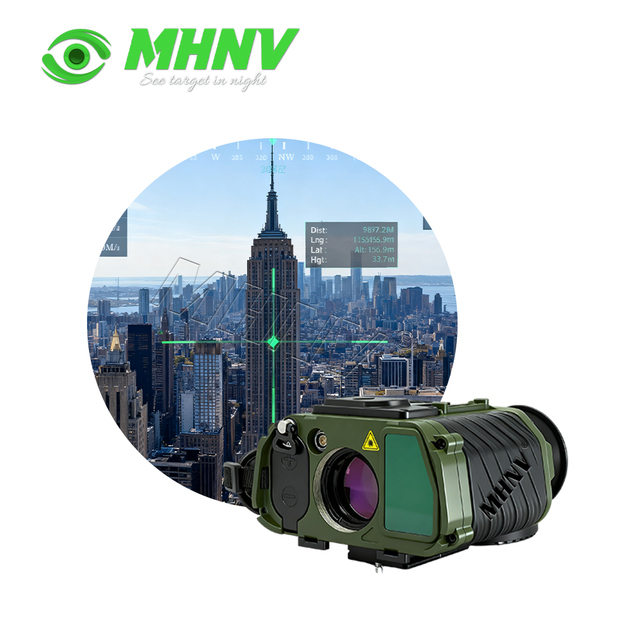 MHNV 10km Optical Binocular Laser Range Finder Hunting Distance 8x Measuring Monocular Device Laser Rangefinder
