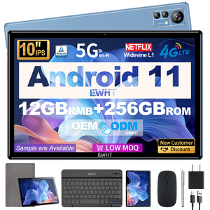 Oem bán 10.i inch Wifi Tablet PC với bàn phím và bút 12 + 256GB <span class=keywords><strong>Android</strong></span> 11.0 máy tính bảng màn hình cảm ứng Pad vẽ máy tính bảng cho các trường học - Product Image 1
