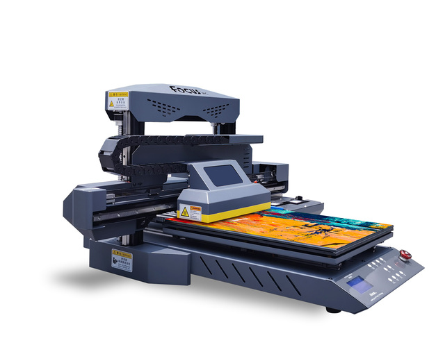 New Model A3 PVC Photo ID Card UV Flatbed Printer with for XP600 Print Head Automatic Fast UV Ink 50x30cm Printing Size