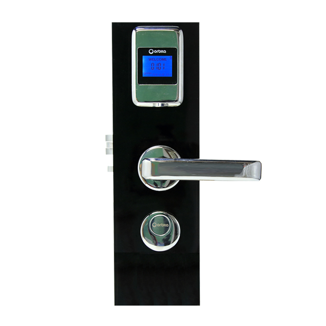 Factory Hot Sale 304 High Quality Stainless Steel Mortise Wifi Zigbee Split Smart Door Handle Hotel Lock With LCD Screen