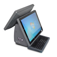 Systèmes de point de vente (PDV) personnalisables en gros pour restaurants, supermarchés et magasins de vêtements, solution sans caisse, ABS8000 Quad-core 2.0GHz, écran LCD 15.6 pouces
