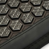 Tapis de tourmaline en forme d'étoile de couleur noire à chauffage profond Bio Ions négatifs Mini coussin thermique Coussin chauffant portable en tourmaline