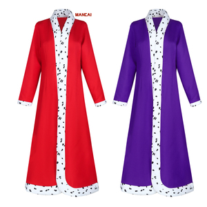 Costume da Clown Classico per Adulti, per Halloween, Spettacoli, Circo, Carnevale, Feste, Cosplay Natalizio con Mantello Dorato - Product Image 1
