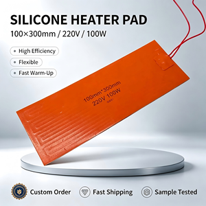 Mantas Calefactoras de Silicona y Aleación con Potencia Personalizada, 1.5mm de Grosor, 110-220V, 0-150°C Temperatura Media, 1 Año de Garantía - Product Image 1