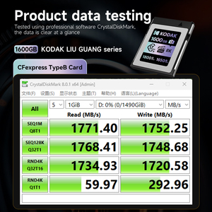 kodak High Speed Plastic Camera <b>Memory</b> <b>Card</b> 1TB CFexpress Type-B Liu Guang Series for 4K/8K Video - Product Image 4