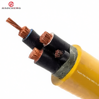 Kabel Tembaga Fleksibel Berlapis Karet Tahan Api MYP 0.66/1.14KV untuk Tambang Batubara