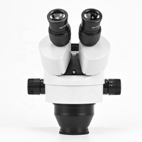 Microscope stéréoscopique zoom trinoculaire SZM-0745TH 7x-45x avec tête simul-focale et adaptateur C-Mount 1X