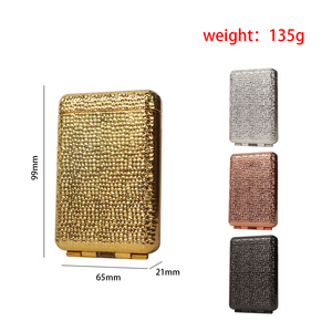 Portasigarette Portatile Futeng Nuovo Arrivo con Tre Aperture Ispirato al Cratero di Meteorite Capacità 14 Sigarette - Product Image 6