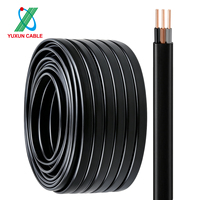 Wasserdichtes 3-adriges 1,5mm² 4mm² BVVB Flachstromkabel für Innen- und Außenbereich PVC-isolierte Kupfer BVVB Elektrokabel