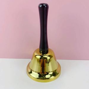 Christmas Metal Hand <b>Bells</b> <b>Dinner</b> Handbell Traditional Holiday Musical Decoration Ring Sound Party Table Service Reception Gift - Product Image 3