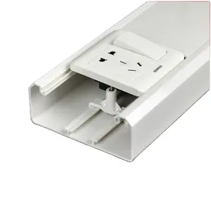 PVC Cable tray and trunking with cover for Electric Wires Protection